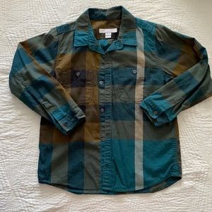 Burberry button up shirt
